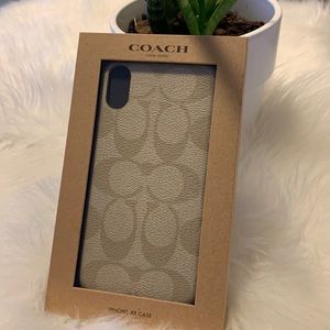 NWT Coach iphone XR case